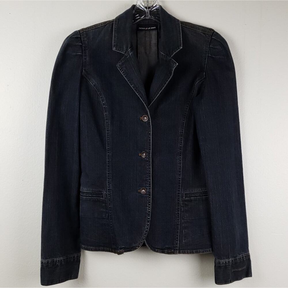 DKNY Jean | Dark Jean Jacket